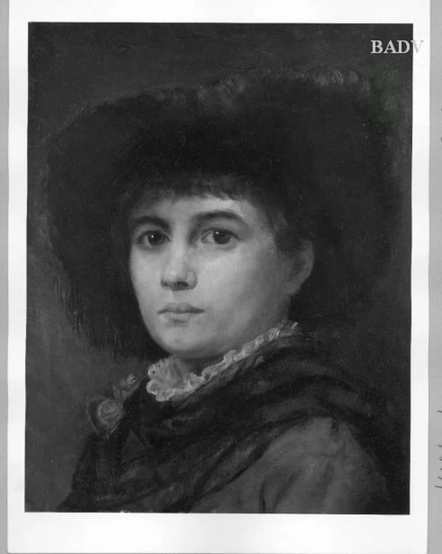 Testa di donna con cappello nero - Führermuseum, Linz